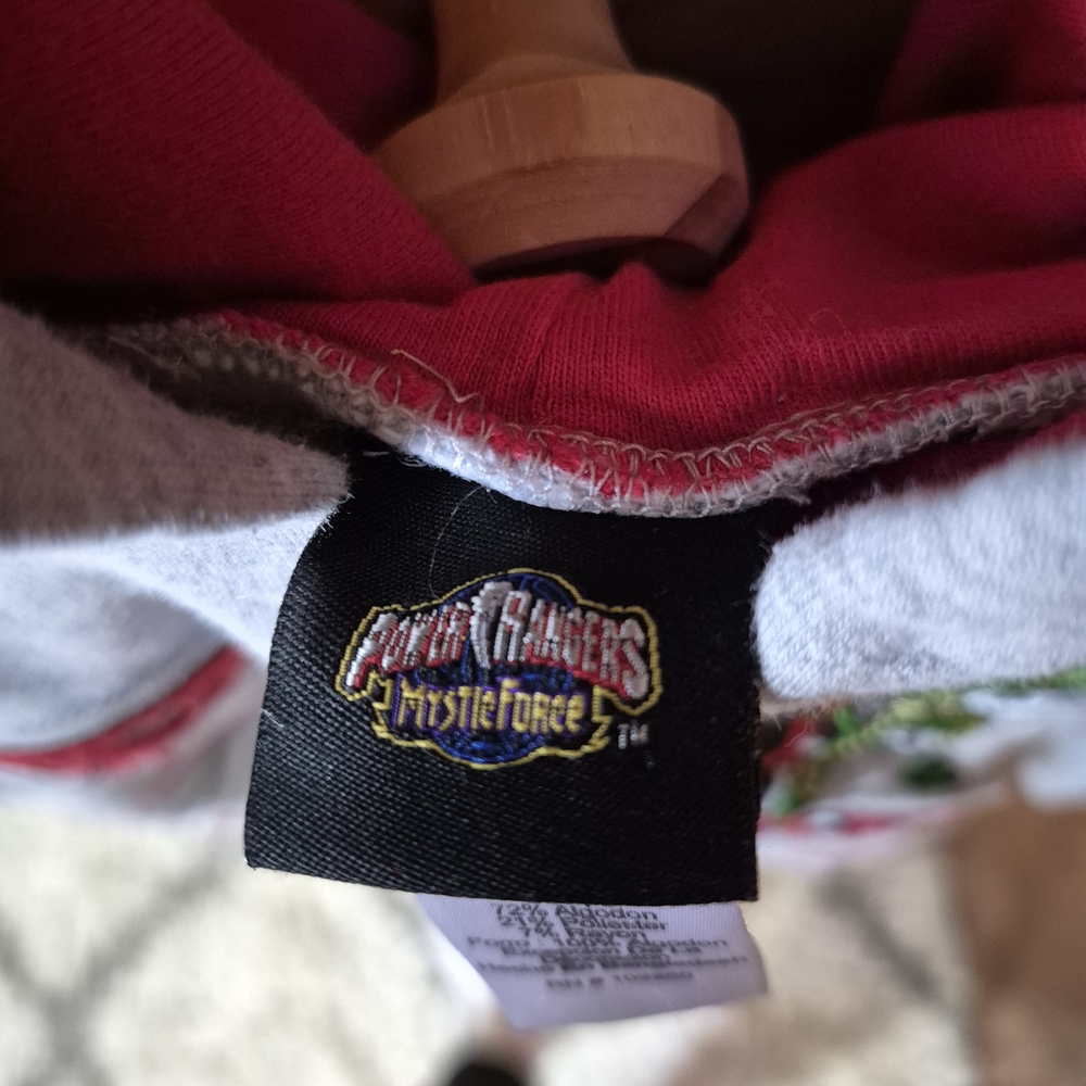 Power Ranger Gray Kids Hoodie - Picture 4 of 5